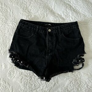 Fashion Nova Studded Shorts